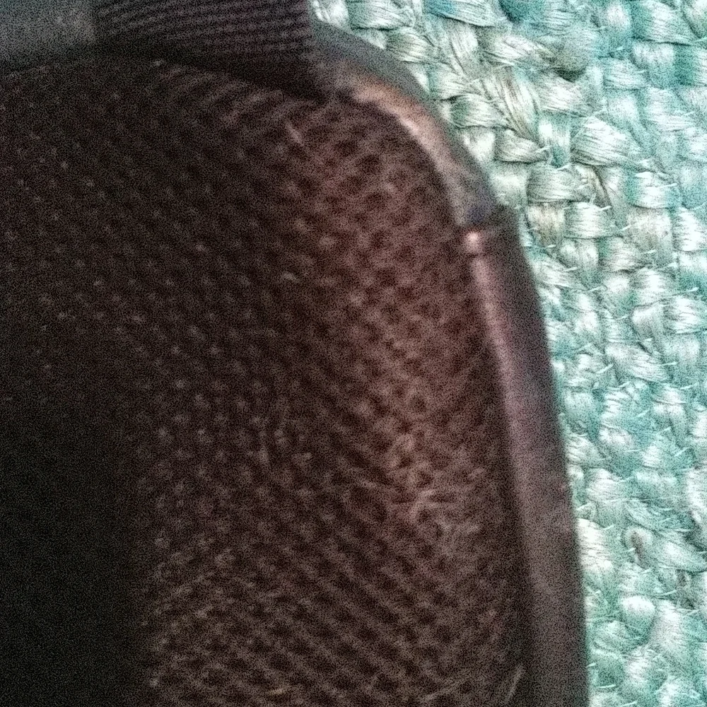 Genuine Leather Coach Backpack Blue with Black accents - Picture 4 of 4